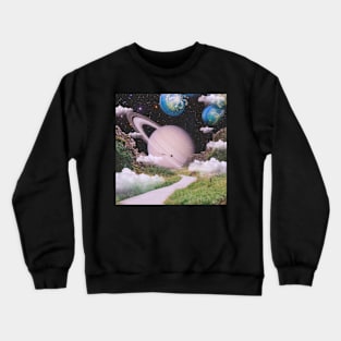 Surreal Cosmic Garden Crewneck Sweatshirt